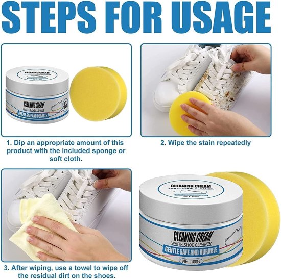 White Shoes Cleaner 260 gm Cleaning Accessories
