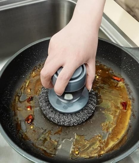 Wire Plam Dish Cleaner Brush Cleaning Accessories