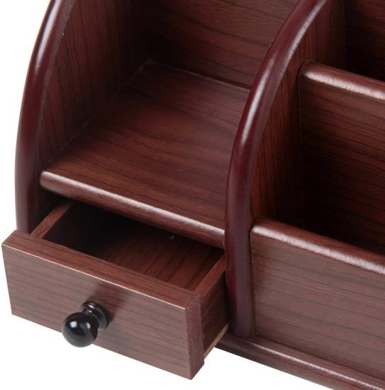 Wooden Pen Stand Desk Holder Office & Stationery