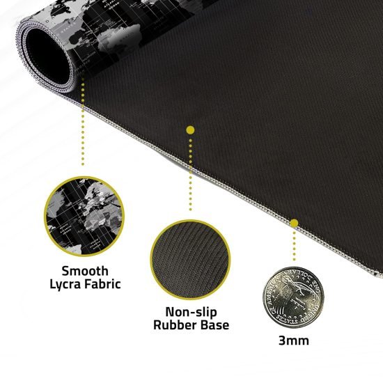 World Map Desk Mat  Outdoor