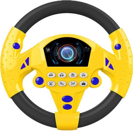 Yellow Kids Simulated Steering 