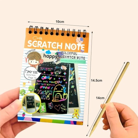 rainbow scratch book 1 pcs Office & Stationery
