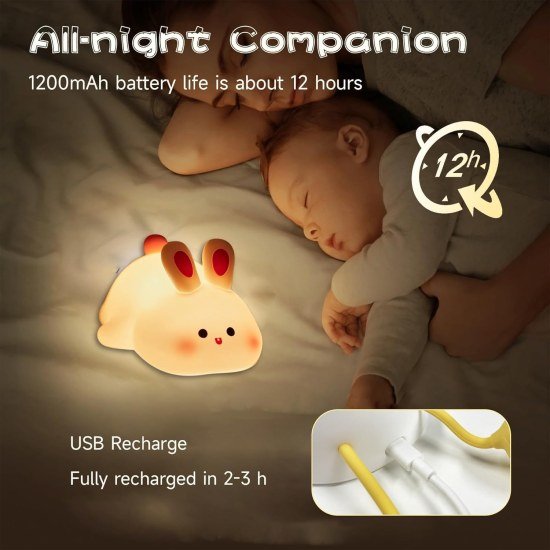 silicone rabbit lamp Home Improvement